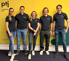 Das unparallabs-Team bei der Verkündung der EXIST-Förderung in Berlin